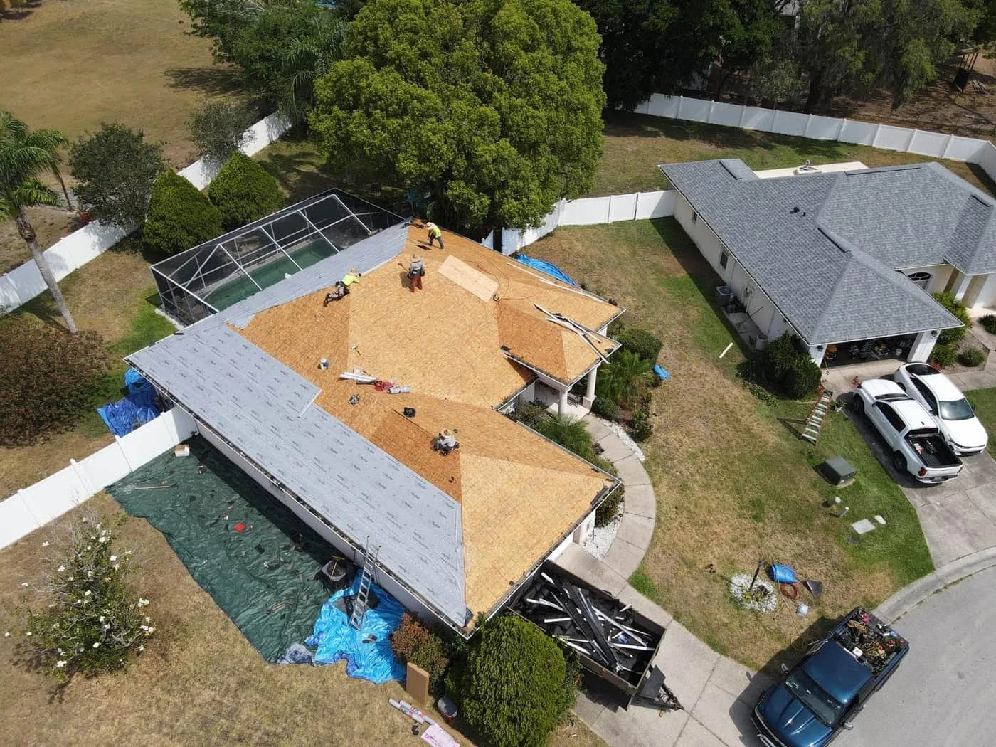 Storm Damage Roof Repair in Ontario, CA